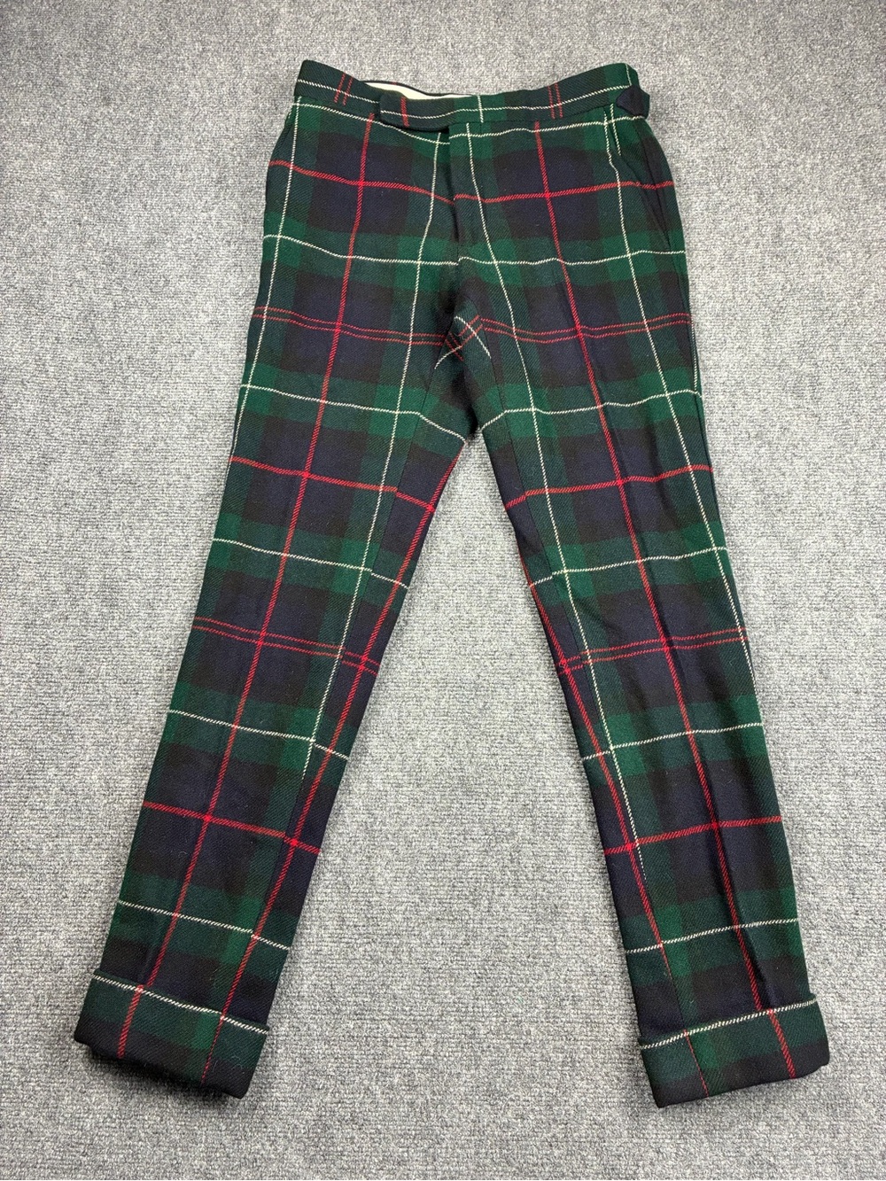 Polo Ralph Lauren Men’s Plaid Wool MacKenzie Tartan Straight Pants